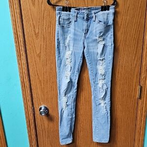 KanCan Light Blue Distressed Skinny Jeans